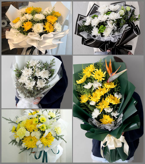 广东江门市鹤山市宅梧镇漱云村白事花束代送